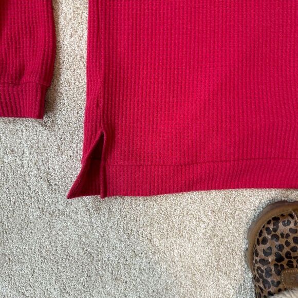 💼 Cute, Comfy and Casual Top by 1 State. Waffle Weave, Loose Fit, EUC - Picture 7 of 9